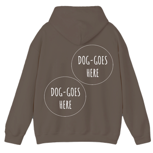 Custom Hoodie - 2 Dogs