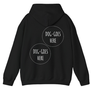 Custom Hoodie - 2 Dogs