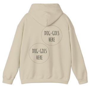 Custom Hoodie - 2 Dogs
