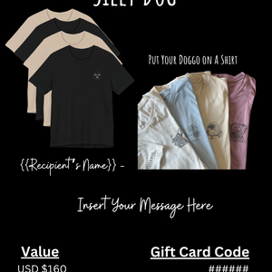 Silly Dog Gift Card