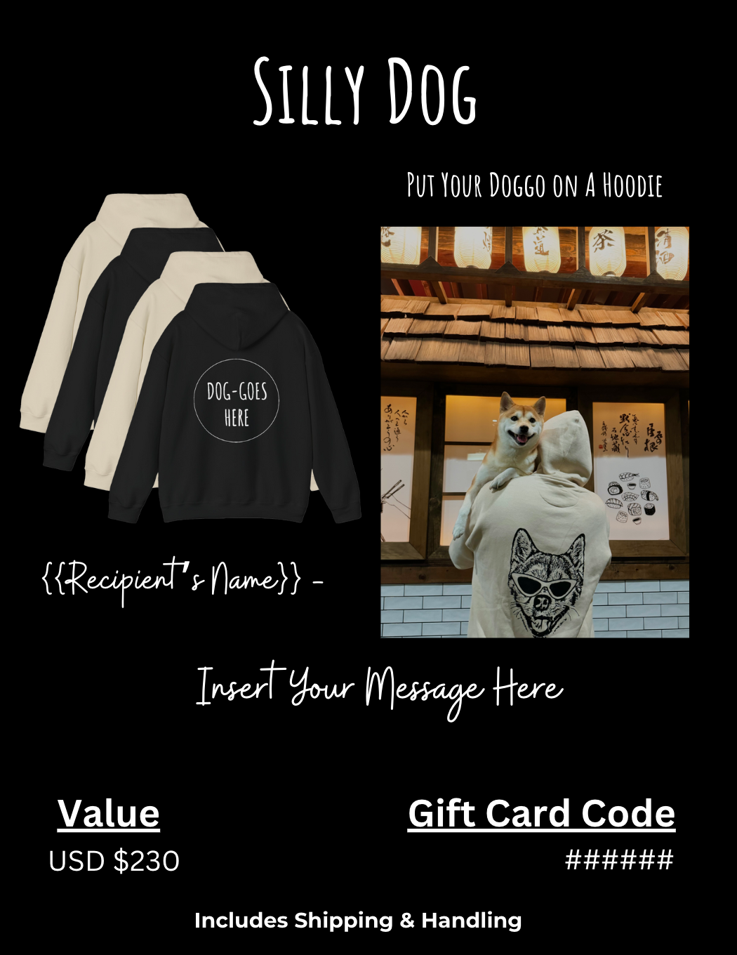 Silly Dog Gift Card